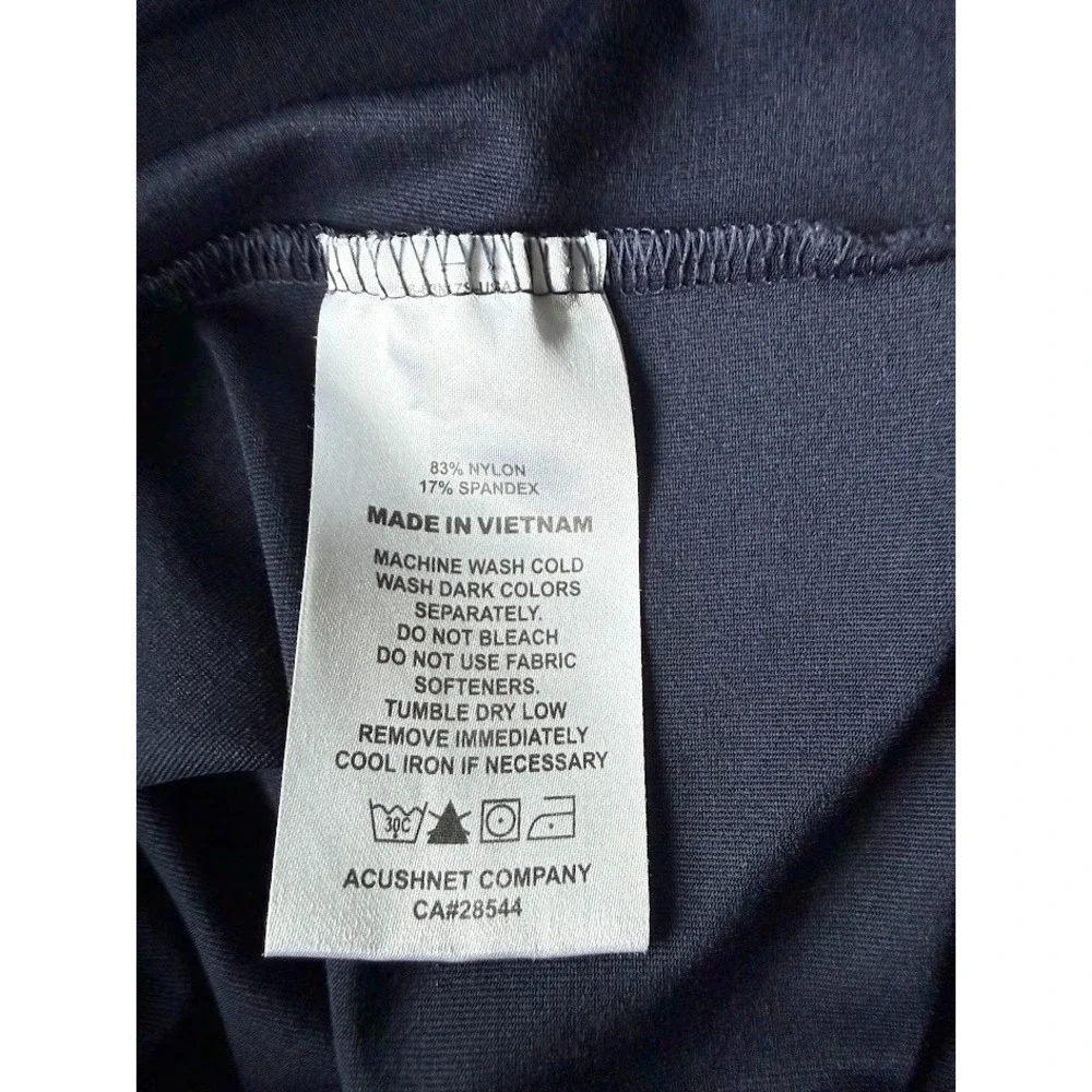 FootJoy Golf Pullover‎ Men M Blue 1/4 Zip Performance Stretch Logo Terra Cotta